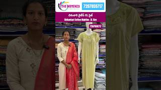 Trending Chikankari Nighties XL size | Nighties online Shopping Hyderabad | The Womenza