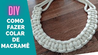 COLAR DE MACRAME DA ANA MARIA  @carmencostafd