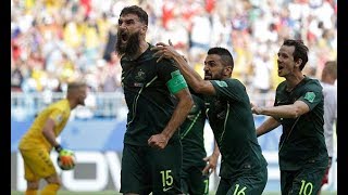 Denmark 1 1 Australia Mile Jedinak equalises with penalty controversially aw arded by VAR