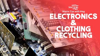 Electronics and Clothing Collection TIPS! | Waste Tips with Meg Episode 3