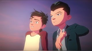 Jonathan and Damian ending scene | Superman and batman battle of the supersons hd