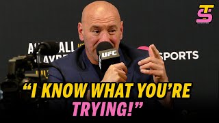 "I don't F*CKING know!" Dana White SLAMS reporters question at UFC 304 post-fight press conference