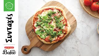 Pizza με προσούτο και ρόκα | Easy Bake by Μύλοι Αγίου Γεωργίου