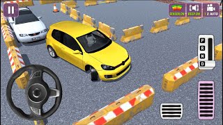 Yellow Hatchback Parking Log Driving School - Car Parking Simulator: Girls - Android iOS Gameplay