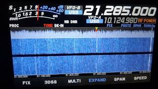 Happy to work 9W8ZZK from Borneo Island (3964.8 km) on 21.285 MHz SSB