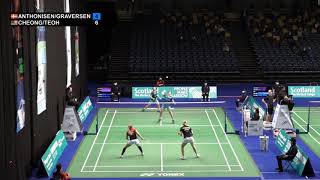 Scottish Open 2021 - WD (R32) Anna Cheong/ Teoh Mei Xing MAS vs. Natasja Anthonisen / Graversen DEN