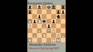 Alexander Alekhine Gave his opponent an UNESCAPABLE ATTACK!!! Game 1907