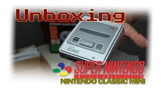 Unboxing Super Nintendo Entertainment System NINTENDO CLASSIC MINI