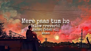 Mere paas tum ho | Slowed +reverb | rahat fateh ali khan #lofi #sadsong #slowedandreverb