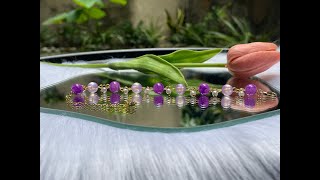 How to Make an Iris Bloom Bracelet 🌺 DIY 🌺 Tutorial