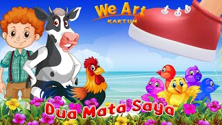 Dua Mata Saya / Bebek dan lima ayam nakal - Lagu Anak Populer  // WE ART KARTUN