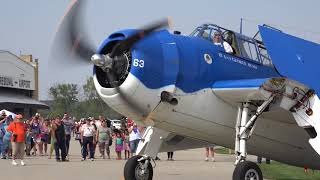 TBM Avenger - Interview, Folding Wing, Flight all in 4K