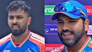 Rohit Sharma Reaction on Hardik Pandya batting against Bangladesh t20 today