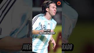 Carlos Chandía no expulsó a Messi a cambio de su playera #shorts #messi