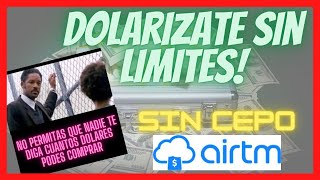 💰Comprar DOLARES con AIRTM ✅ Como COMPRAR dólares SIN CEPO en Argentina 🇦🇷DOLARES SIN LIMITES 💵🔥