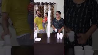 Cup Tower Build | Lucky and Chetan