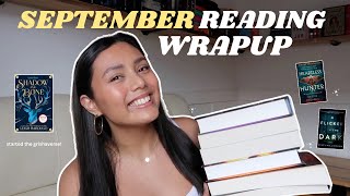 September reading wrap up 🍂 | started shadow and bone finally