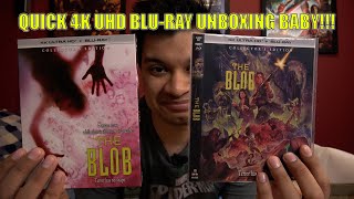 THE BLOB (1988) 4K UHD BLU-RAY SCREAM FACTORY BUNDLE UNBOXING