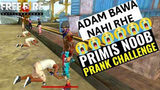 Free Fire Prank Challenge Adam Name Changed To Primis Now