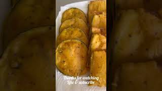 Beguni - Batter Fried Eggplant #shorts #youtubeshorts #trending #viral #recipe #shortvideo