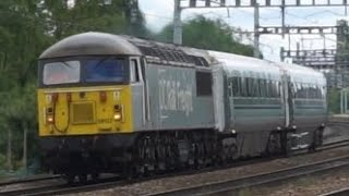 Class 56: DCR 56103 Hauls Chiltern Carriages Through Tilehurst East Junction