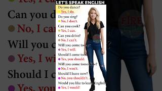 ️How to speak English fluently? Daily use English question answer practice #englishquestioansanswers