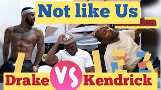 Kendrick - Not Like Us, Reaction!! #drake #kendricklamar