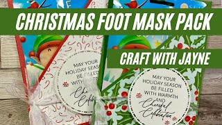 Christmas Foot Mask Pack | Snowy Scenes | Craft with Jayne | Stampin Up!