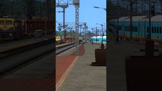 High Speed Main Line Crossing Train | Train Simulator 2024 #shorts #viral #shortvideo #short