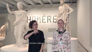 Visite LSF de l'exposition "Homère"