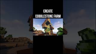 Create CobbleStone farm. Tutorial / guide 1.18.2 - 1.20.1 (minecraft java)