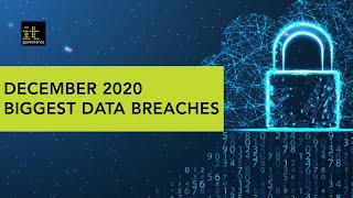 Biggest Cyber Data Breaches of Dec 2020 [148 million records breached]