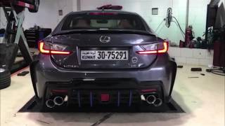 Lexus RC-F with Armytrix Valvetronic Exhaust - LOUD Revs!