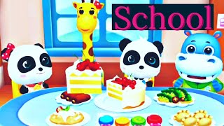 ❤️ Little Panda School Bus | Go Shopping 14 | Kids Cartoon | Kids Videos | BabyBus Game