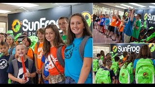 SunFrog Shirts donates backpacks to employees' children