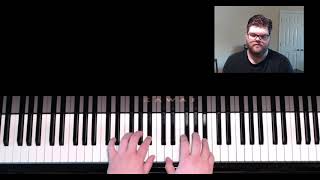 Major Scales on Piano - practice video 1 octave 80bpm both hands