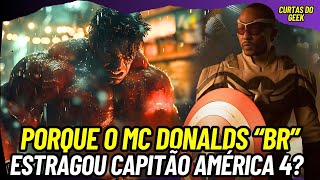 BOMBA! MC DONALDS BRASIL VAZA VILÃO DE CAPITÃO AMÉRICA 4 ADMIRÁVEL MUNDO NOVO