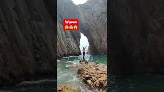 Amazing Sea Arch in Hongkong #amazing #youtubeshorts #shortvideo #shorts