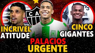 🔴 PALACIOS URGENTE 😱 RUBENS INCRIVEL ATITUDE ⚠️ALISSON GIGANTES NO PAREO VICTOR BAGY E FELIPÃO