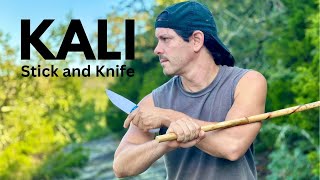 Kali Stick and Knife Fighting Basic Coordination Drills - AMAZING!