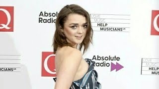 Maisie Williams Celebrates Turning 21 In A Short Sequin Dress