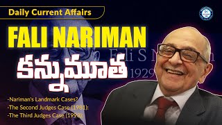 FALI S.NARIMAN | by mr. bharat | #current affairs