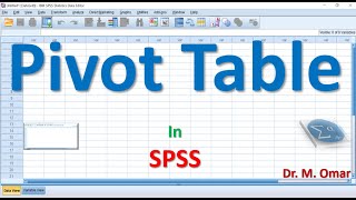 How to change format of Pivot Table in SPSS