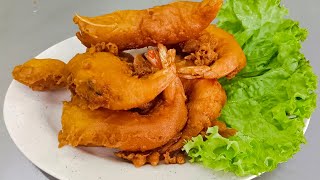 Tips cara buat udang tepung cantik menarik || Rizal tomyam