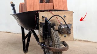 Carrinho de Mão Elétrico com Motor de Moto