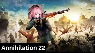 Annihilation 22, but Ambriel is on her gaming chair | Arknights