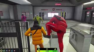 The Power Rangers in Nopixel...