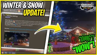 CHRISTMAS *UPDATE* In ERLC! // Roblox ER:LC