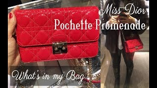 What's in my Bag + Review  | Miss Dior Pochette Promenade