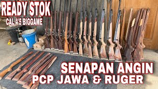 READY STOK‼️SENAPAN ANGIN PCP JAWA DAN RUGER BIGGAME CAL4’5